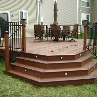 Angled Deck Stairs | Houzz