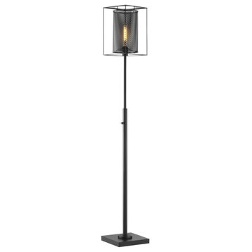 Stein 1 Light Floor Lamp, Black