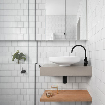 Yarraville Home - How to Maximise Space in a Small Ensuite