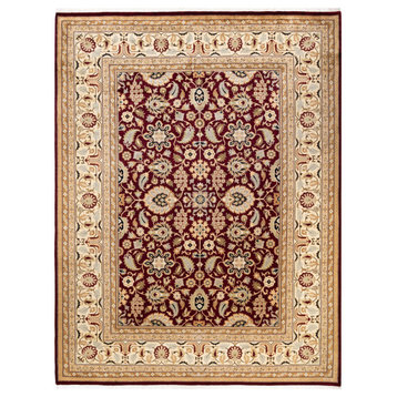 Mogul, One-of-a-Kind Hand-Knotted Area Rug Red, 9'1"x12'0"