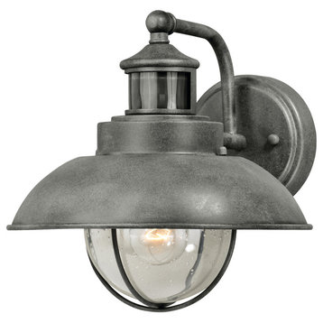 Harwich Dualux 10" Outdoor Wall Light Textured Gray
