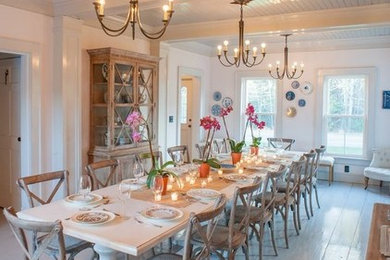 Cottage dining room photo in Portland Maine