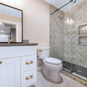 Luxury His and Hers Bathroom Makeover in Newport Beach, CA