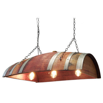 Wine Barrel Hanging Lamp