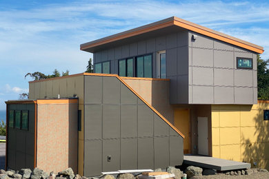 Inspiration for an exterior home remodel in Seattle
