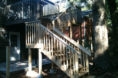 Inspiration for a timeless staircase remodel in Atlanta