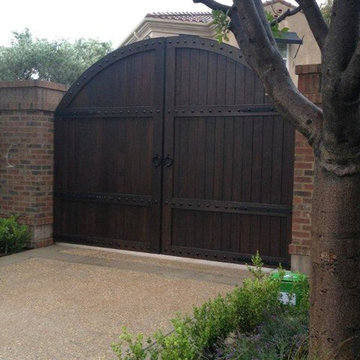 wood gate