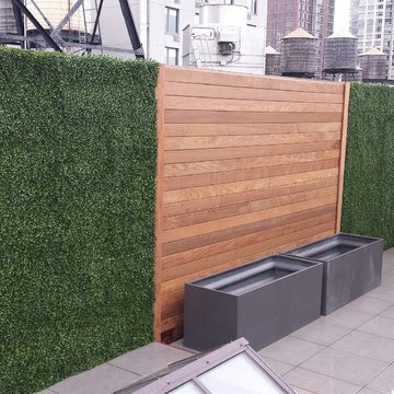 Silk Boxwood Installation & Rental (UV Rated)