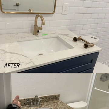 Before & After Bathroom Remodel
