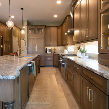 Timeless Traditional Kitchen & Fireplace