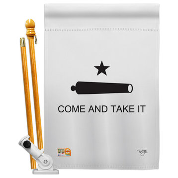 Come and Take It Canon Americana Historic House Flag Set