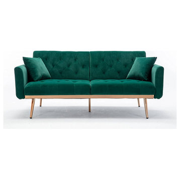 Green Velvet Couch