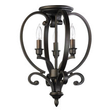 Semi flush mount lighting