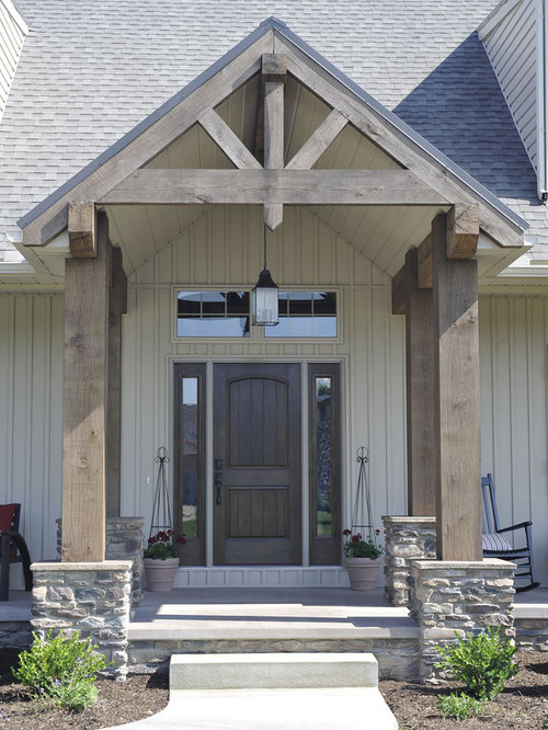 Gable Front Porch Houzz