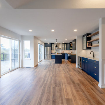 Modern Great Room with Open-Concept Kitchen and Dining Flow