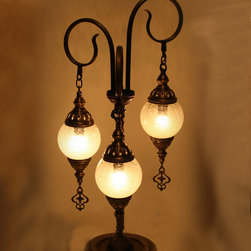 Turkish Style Authentic Ottoman Floor Lamp - Floor Lamps