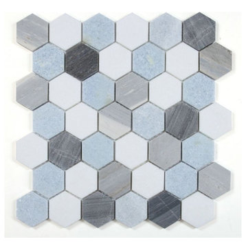 Hexagon Deep Ocean 2 x 2 12 x 11.75