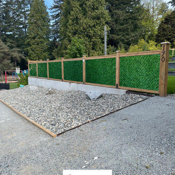 Grass wire fence (Cedar) Wood Frame