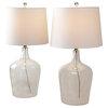 Cantra Glass Table Lamps, Set of 2, Clear
