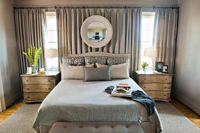 Trendy bedroom photo in Birmingham