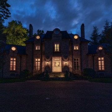 Before Outdoor Lighting on Belle Meade Estate