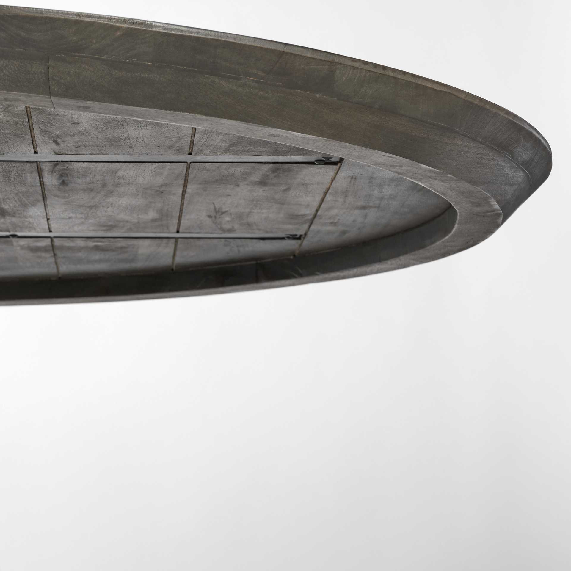 HomeRoots 60" Round Brown Solid Wood Top and Base Dining Table, 60.0L x ...