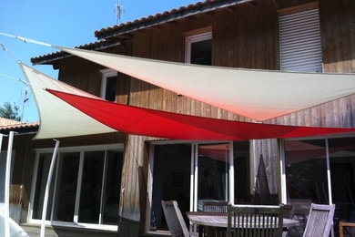 Idées déco pour une terrasse moderne.
