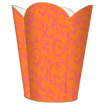Morrocan Orange Wastepaper Basket