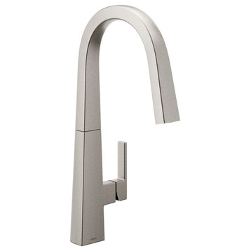 Moen One-Handle Pulldown Kitchen Faucet Spot Resist Stainless, S75005SRS