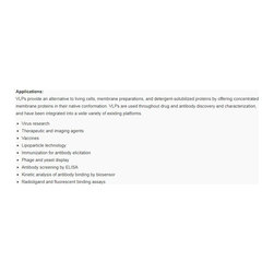 virus like particles product - Products