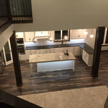 overlooking kitchen