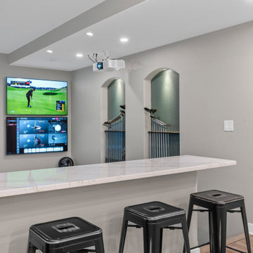 Golf Simulator Lower Level