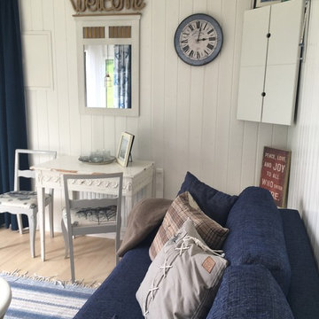 Projekt ritat och planerat altan, badbrygga och gästhus