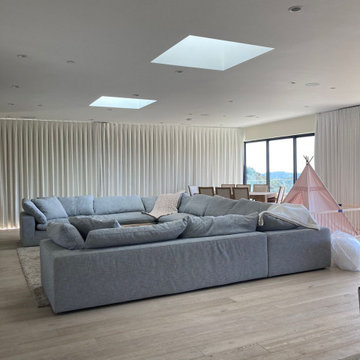 Luxurious Blackout Drapery in Malibu Home