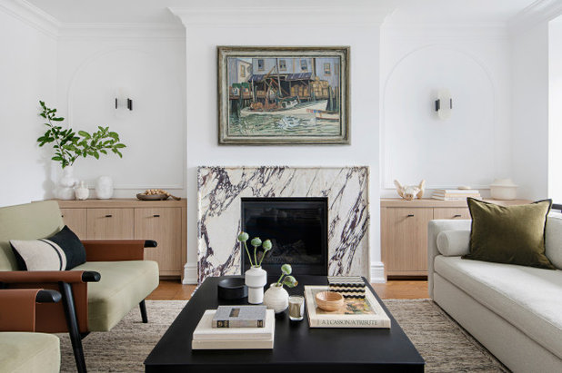 Coastal Living Room by Estee Design