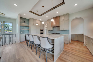 Inspiration for a transitional kitchen remodel in Omaha