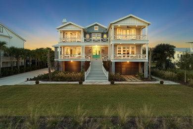 Inspiration for a beach style exterior in Charleston.