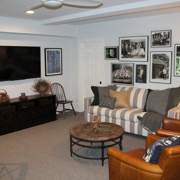 Basement Entertaining & Game Room