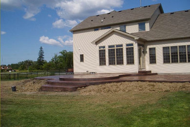 Curved Stamped Concrete