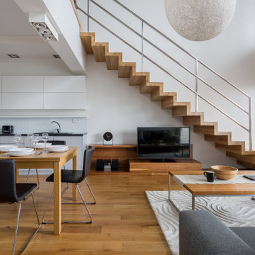 Contemporary Stylish living room, Redmond, WA