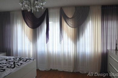 Example of a trendy bedroom design in Toronto