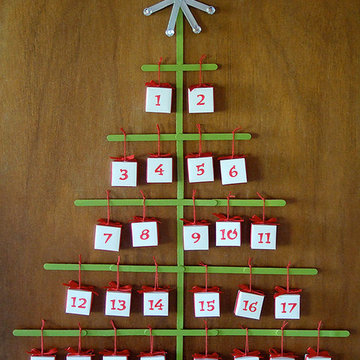 Christmas tree advent calendar