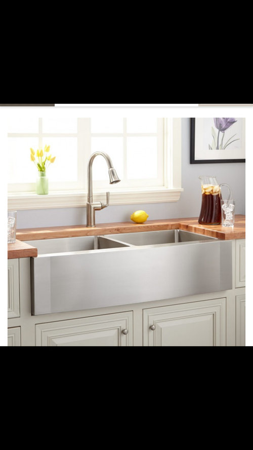 Matching sink with faucet help!