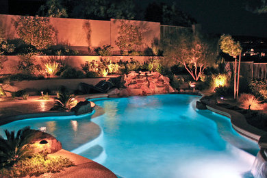 Inspiration for a southwestern pool remodel in Las Vegas