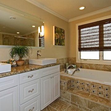 St Charles Transitional Master Bathroom Remodeling