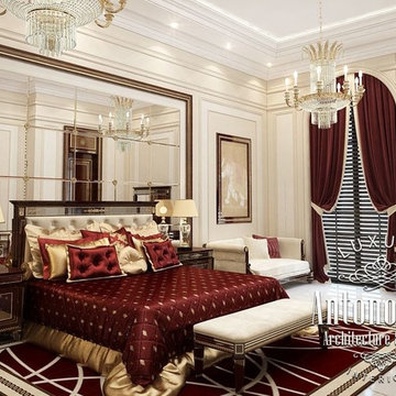Bedroom interior design from Antonovich Design