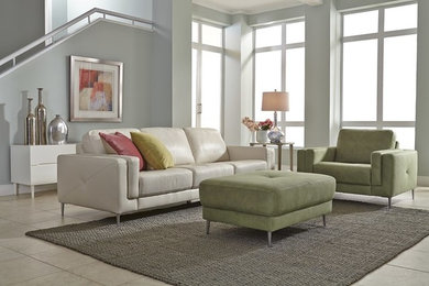 Living room - modern living room idea in Orlando