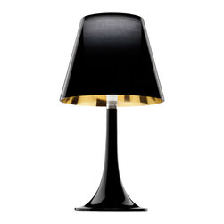 FLOS (USA) - FLOS Official Miss K Black Color Modern Table Lamp by Philippe Starck - Table Lamps