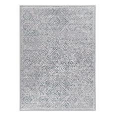 Linon Traditional Emerald 3'3" x 5' Rectangle Area Rugs With Grey RUGEM0935