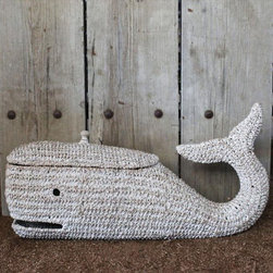 Wicker Whale Hamper - Hampers